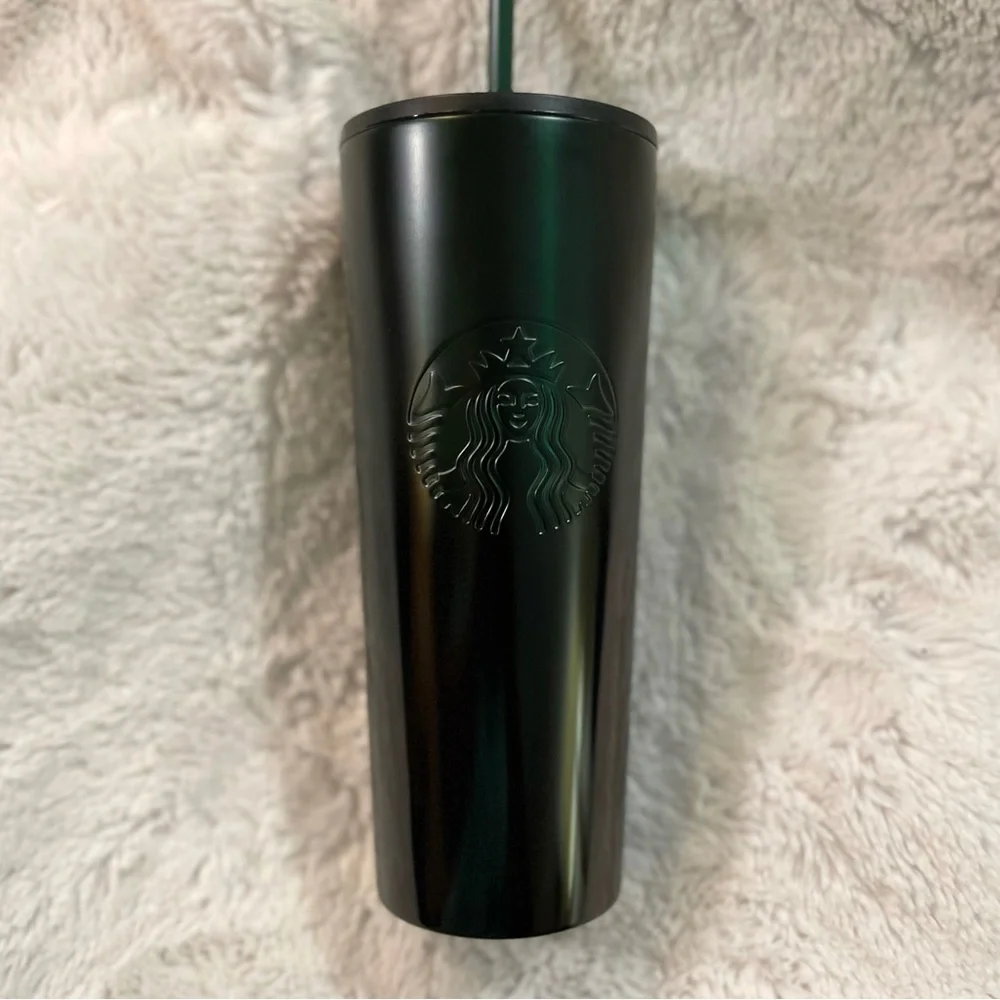 ✨🆕💚💖STARBUCKS LIMITED EDITION 2020 OMBRE EMERALD DARK GREEN TUMBLER💖💚 - Picture 2 of 9